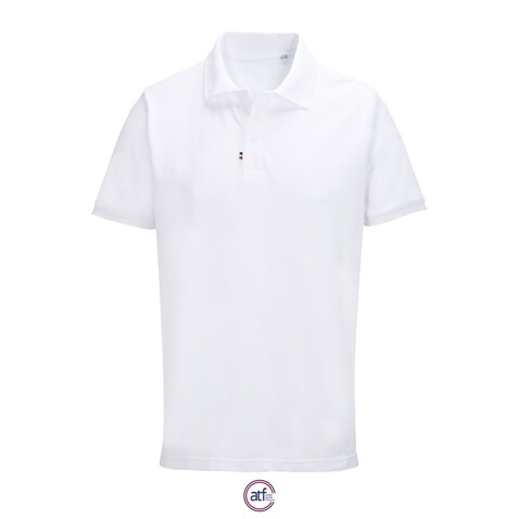 PIERROT Polo Unisex - White bedrucken, Art.-Nr. A04330-WH-XXL PIERROT Polo Unisex - White bedrucken, Art.-Nr. A04330-WH-XXL