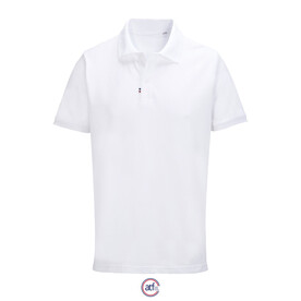 PIERROT Polo Unisex - White bedrucken, Art.-Nr. A04330-WH-XXL