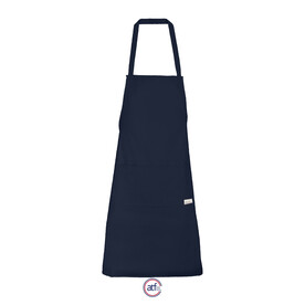 TANGUY bib apron - Navy bedrucken, Art.-Nr. A04331-NY-M