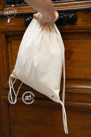 CÔME rucksack mit kordelzug - Natural bedrucken, Art.-Nr. A04334-NA-M CÔME rucksack mit kordelzug - Natural bedrucken, Art.-Nr. A04334-NA-M