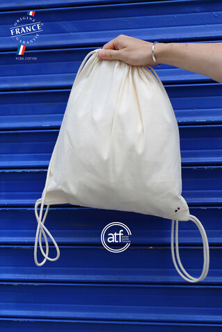 CÔME rucksack mit kordelzug - Natural bedrucken, Art.-Nr. A04334-NA-M CÔME rucksack mit kordelzug - Natural bedrucken, Art.-Nr. A04334-NA-M