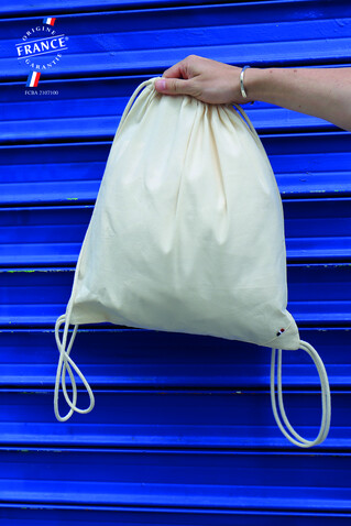 CÔME rucksack mit kordelzug - Natural bedrucken, Art.-Nr. A04334-NA-M CÔME rucksack mit kordelzug - Natural bedrucken, Art.-Nr. A04334-NA-M