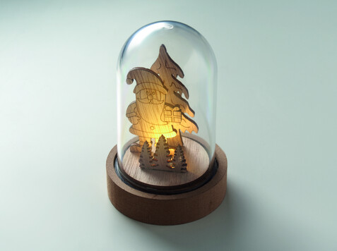 Weihnachtsdekoration mit LED - Holz bedrucken, Art.-Nr. CX1558-40 Weihnachtsdekoration mit LED - Holz bedrucken, Art.-Nr. CX1558-40