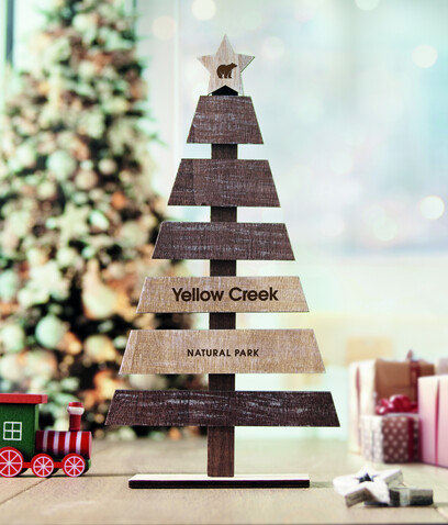 Weihnachtsbaum aus Holz - Holz bedrucken, Art.-Nr. CX1560-40