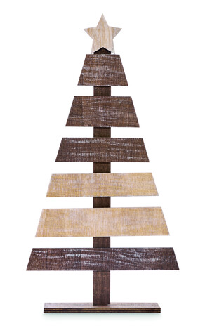 Weihnachtsbaum aus Holz - Holz bedrucken, Art.-Nr. CX1560-40