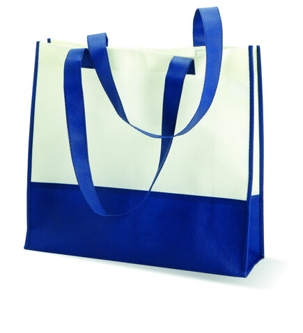 Einkaufs- oder Strandtasche - Blau bedrucken, Art.-Nr. KC6540-04