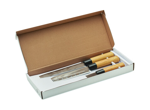 Messer-Set im japanischen Stil - Multicolour bedrucken, Art.-Nr. KC6841-99 Messer-Set im japanischen Stil - Multicolour bedrucken, Art.-Nr. KC6841-99