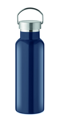 Doppelwandige Flasche 500 ml - Marineblau bedrucken, Art.-Nr. MO2107-85 Doppelwandige Flasche 500 ml - Marineblau bedrucken, Art.-Nr. MO2107-85