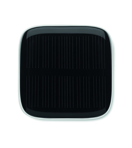 TWS Ohrhörer Set Solar - Weiß bedrucken, Art.-Nr. MO2176-06