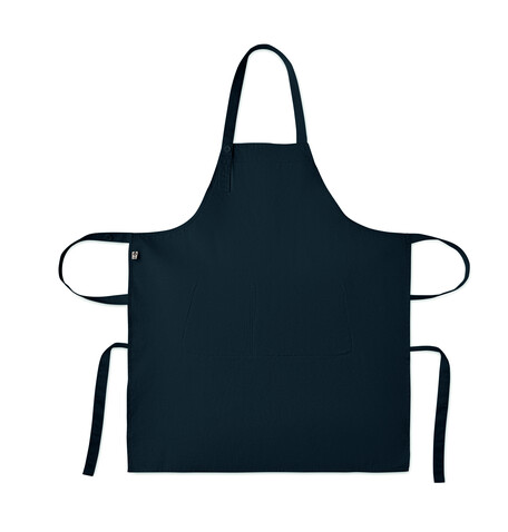 Küchenschürze Organic Cotton - Blau bedrucken, Art.-Nr. MO2249-04