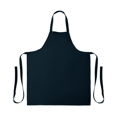 Küchenschürze Organic Cotton - Blau bedrucken, Art.-Nr. MO2249-04