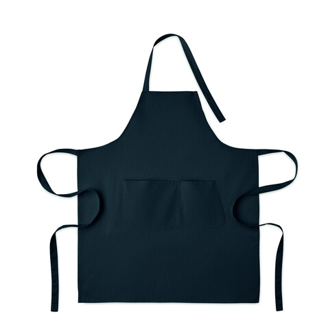 Küchenschürze Organic Cotton - Blau bedrucken, Art.-Nr. MO2249-04