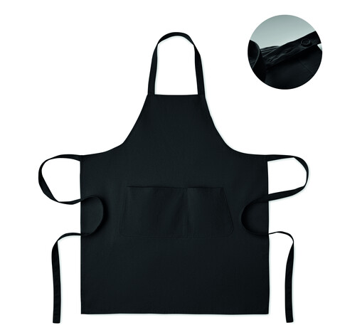 Küchenschürze Organic Cotton - Schwarz bedrucken, Art.-Nr. MO2249-03 Küchenschürze Organic Cotton - Schwarz bedrucken, Art.-Nr. MO2249-03