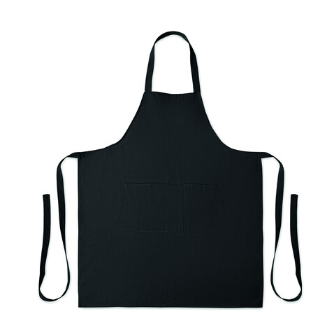 Küchenschürze Organic Cotton - Schwarz bedrucken, Art.-Nr. MO2249-03 Küchenschürze Organic Cotton - Schwarz bedrucken, Art.-Nr. MO2249-03