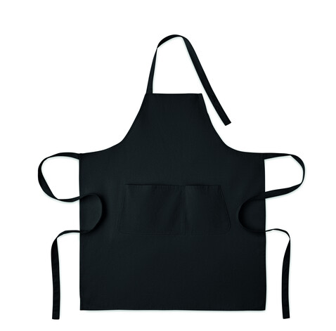 Küchenschürze Organic Cotton - Schwarz bedrucken, Art.-Nr. MO2249-03 Küchenschürze Organic Cotton - Schwarz bedrucken, Art.-Nr. MO2249-03