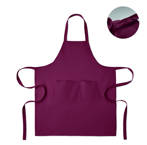 Küchenschürze Organic Cotton - Bordeaux bedrucken, Art.-Nr. MO2249-02 Küchenschürze Organic Cotton - Bordeaux bedrucken, Art.-Nr. MO2249-02