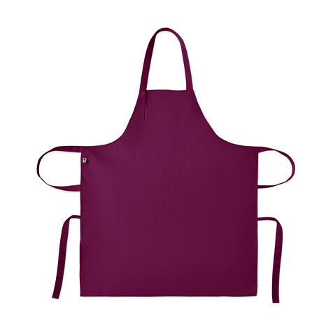Küchenschürze Organic Cotton - Bordeaux bedrucken, Art.-Nr. MO2249-02 Küchenschürze Organic Cotton - Bordeaux bedrucken, Art.-Nr. MO2249-02