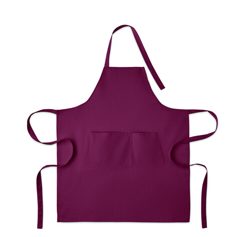 Küchenschürze Organic Cotton - Bordeaux bedrucken, Art.-Nr. MO2249-02 Küchenschürze Organic Cotton - Bordeaux bedrucken, Art.-Nr. MO2249-02