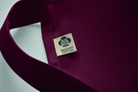 Küchenschürze Organic Cotton - Bordeaux bedrucken, Art.-Nr. MO2249-02 Küchenschürze Organic Cotton - Bordeaux bedrucken, Art.-Nr. MO2249-02