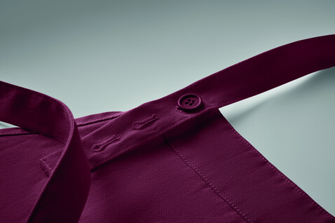 Küchenschürze Organic Cotton - Bordeaux bedrucken, Art.-Nr. MO2249-02 Küchenschürze Organic Cotton - Bordeaux bedrucken, Art.-Nr. MO2249-02