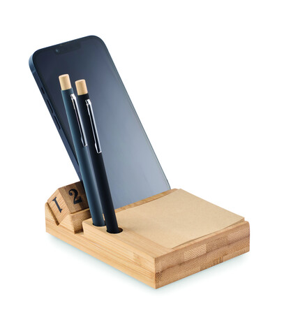 Tischkalender Bambus - Holz bedrucken, Art.-Nr. MO2250-40