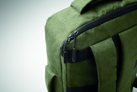 15" Laptop-Rucksack - Armeegrün bedrucken, Art.-Nr. MO2305-49
