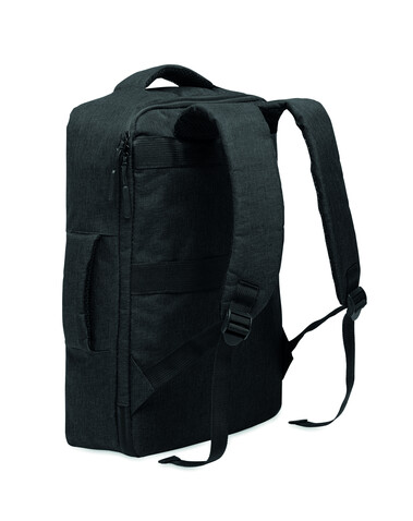15" Laptop-Rucksack - Schwarz bedrucken, Art.-Nr. MO2305-03 15" Laptop-Rucksack - Schwarz bedrucken, Art.-Nr. MO2305-03