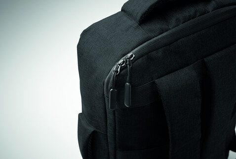 15" Laptop-Rucksack - Schwarz bedrucken, Art.-Nr. MO2305-03 15" Laptop-Rucksack - Schwarz bedrucken, Art.-Nr. MO2305-03