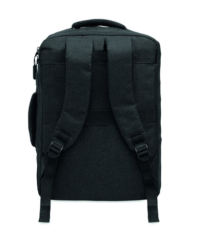 15" Laptop-Rucksack - Schwarz bedrucken, Art.-Nr. MO2305-03 15" Laptop-Rucksack - Schwarz bedrucken, Art.-Nr. MO2305-03