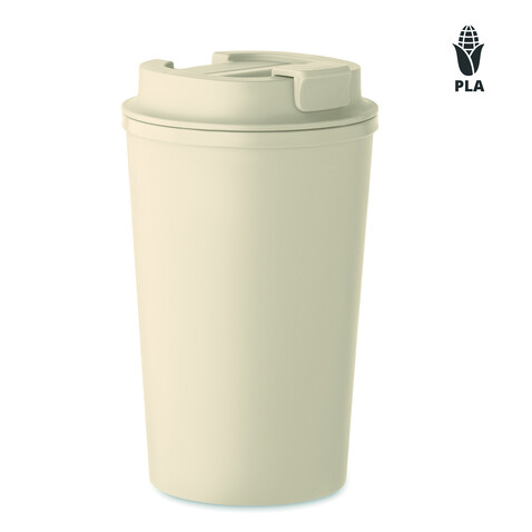 Doppelwandiger Becher 350 ml - Beige bedrucken, Art.-Nr. MO2310-13 Doppelwandiger Becher 350 ml - Beige bedrucken, Art.-Nr. MO2310-13