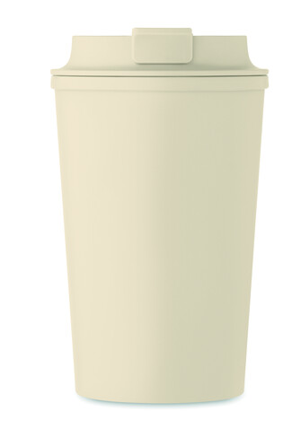 Doppelwandiger Becher 350 ml - Beige bedrucken, Art.-Nr. MO2310-13 Doppelwandiger Becher 350 ml - Beige bedrucken, Art.-Nr. MO2310-13