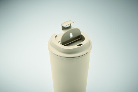 Doppelwandiger Becher 350 ml - Beige bedrucken, Art.-Nr. MO2310-13 Doppelwandiger Becher 350 ml - Beige bedrucken, Art.-Nr. MO2310-13