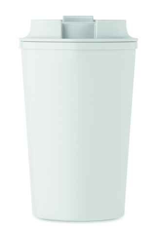 Doppelwandiger Becher 350 ml - Weiß bedrucken, Art.-Nr. MO2310-06