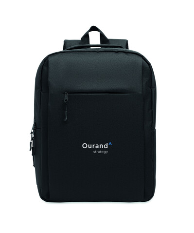 15" Laptop-Rucksack - Schwarz bedrucken, Art.-Nr. MO2318-03 15" Laptop-Rucksack - Schwarz bedrucken, Art.-Nr. MO2318-03