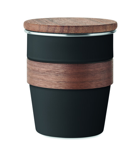 Einwandiger Becher 350 ml - Schwarz bedrucken, Art.-Nr. MO2322-03 Einwandiger Becher 350 ml - Schwarz bedrucken, Art.-Nr. MO2322-03