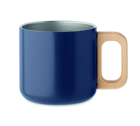 Doppelwandiger Becher 350 ml - Marineblau bedrucken, Art.-Nr. MO2325-85