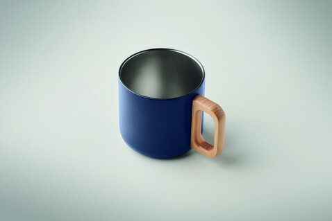 Doppelwandiger Becher 350 ml - Marineblau bedrucken, Art.-Nr. MO2325-85