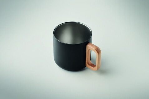 Doppelwandiger Becher 350 ml - Schwarz bedrucken, Art.-Nr. MO2325-03 Doppelwandiger Becher 350 ml - Schwarz bedrucken, Art.-Nr. MO2325-03