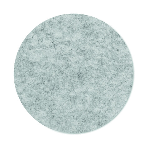 Runder Untersetzer RPET - Grau bedrucken, Art.-Nr. MO2356-07 Runder Untersetzer RPET - Grau bedrucken, Art.-Nr. MO2356-07