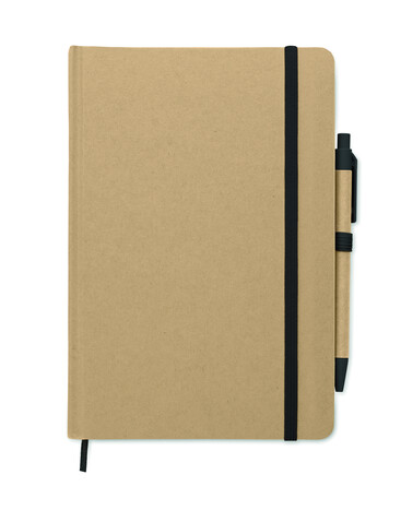 DIN A5-Notizbuch recy. - Schwarz bedrucken, Art.-Nr. MO2396-03 DIN A5-Notizbuch recy. - Schwarz bedrucken, Art.-Nr. MO2396-03