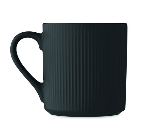 Keramikbecher matt 340ml - Schwarz bedrucken, Art.-Nr. MO2397-03