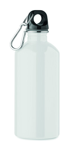 Trinkflasche recycelter 500ml - Weiß bedrucken, Art.-Nr. MO2403-06 Trinkflasche recycelter 500ml - Weiß bedrucken, Art.-Nr. MO2403-06