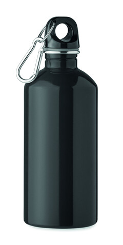 Trinkflasche recycelter 500ml - Schwarz bedrucken, Art.-Nr. MO2403-03 Trinkflasche recycelter 500ml - Schwarz bedrucken, Art.-Nr. MO2403-03