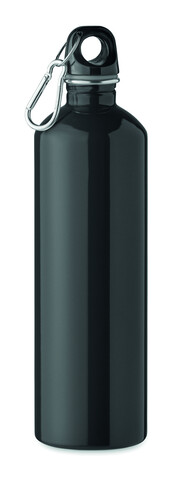 Trinkflasche recycelter 750 ml - Schwarz bedrucken, Art.-Nr. MO2404-03 Trinkflasche recycelter 750 ml - Schwarz bedrucken, Art.-Nr. MO2404-03