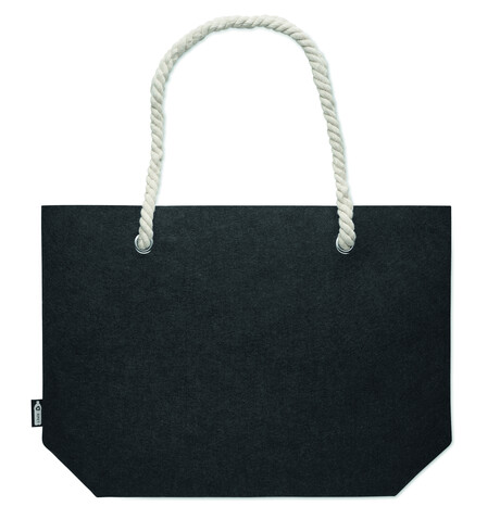 Einkaufs- oder Strandtasche - Steingrau bedrucken, Art.-Nr. MO2416-15