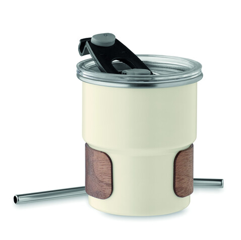 Einwandiger Becher 260 ml - Beige bedrucken, Art.-Nr. MO2423-13 Einwandiger Becher 260 ml - Beige bedrucken, Art.-Nr. MO2423-13