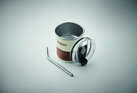 Einwandiger Becher 260 ml - Beige bedrucken, Art.-Nr. MO2423-13 Einwandiger Becher 260 ml - Beige bedrucken, Art.-Nr. MO2423-13