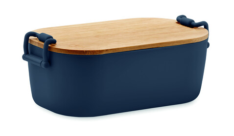 Lunchbox PP 700 ml - Marineblau bedrucken, Art.-Nr. MO2459-85 Lunchbox PP 700 ml - Marineblau bedrucken, Art.-Nr. MO2459-85