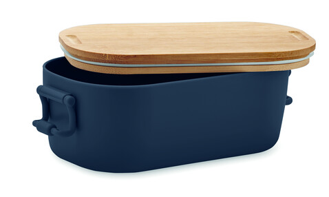 Lunchbox PP 700 ml - Marineblau bedrucken, Art.-Nr. MO2459-85 Lunchbox PP 700 ml - Marineblau bedrucken, Art.-Nr. MO2459-85