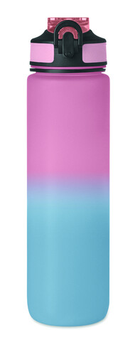 Sport-Trinkflasche RPET 1L - Babyrosa bedrucken, Art.-Nr. MO2489-11